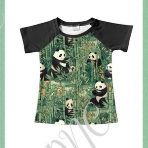 BAMBOO PANDA RAGLAN TEE